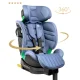 Nukido Shelly rotating child car seat 40–150 cm with ISOFIX and support leg