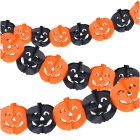 Paper Pumpkin Garland Halloween Decoration 3m Ruhhy 26030