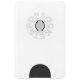 Popsockets PopWallet+ PopGrip PW+ MS G2 MagSafe Wallet Phone Holder and Stand, White and Transparent