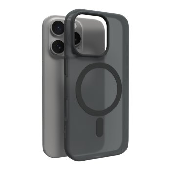 Puro Daylight MagSafe Silicone Phone Case Cover iPhone 16 Pro Max - Black