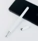 Capacitive Stylus Pen with Black Ink, White