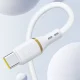 Dudao L25L USB-A to Lightning Cable 1m 30W Silicone Braid White