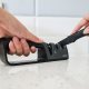 3-Step Knife and Scissors Sharpener (Black)