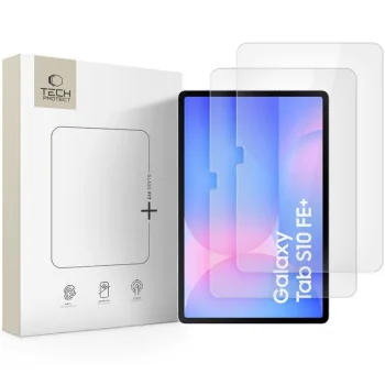 Tech-Protect Glass Fit+ Tempered Glass for Samsung Galaxy Tab S10 FE+ (2-Pack)