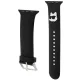 Karl Lagerfeld Apple Watch 42/44/45/49mm Strap 3D Rubber Choupette Head, Black