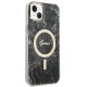 Apple iPhone 14 Plus 6.7\'\' Guess Marble MagSafe Case Cover + Charger (GUBPP14MHMEACSK), Black