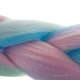 Синтетические волосы Soulima Ombre, сине-фиолетовые, 60 см