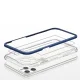 Hybrid Armor Clear 3 in 1 Case for iPhone 11 Pro Max, Blue