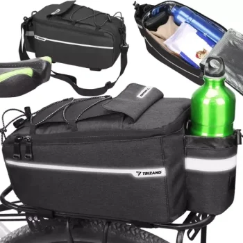 Trizand 20888 Thermal Bike Bag, 9 L, Black