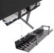 Cable organizer under desk top black