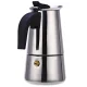 Italian Style Stainless Steel Moka Pot Coffee Maker, 300ml, 6 Cups