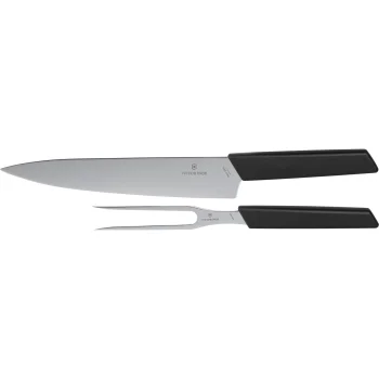 Victorinox Swiss Modern Carving Set, 2-Piece, Black