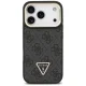 Guess 4G PU Triangle Logo & Stand Camera MagSafe Case for iPhone 17 Pro - Black