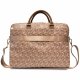 Сумка Guess для ноутбука 16\" GCube Stripes, коричневая