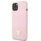 Guess Silicone Triangle Case for iPhone 13 mini, Purple