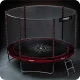 Neo-Sport NS-10Z241 Garden Trampoline with Outer Net and Ladder, 312 cm