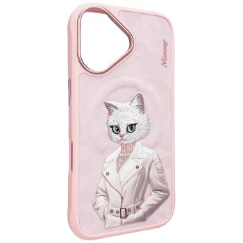 Nimmy Fashion Cute Pet MagSafe Case for iPhone 16 Pink