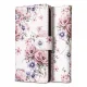 Samsung Galaxy A15 ( SM-A156, SM-A155 ) Tech-Protect Wallet Book Case Cover, Pink Flowers