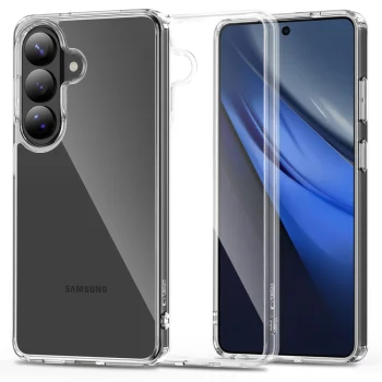 Tech-Protect Samsung Galaxy S26 Case FlexAir Hybrid, Clear