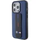 BMW iPhone 15 Pro Case M Grip Stand Bicolor, Navy Blue