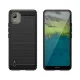 Carbon Case Silicone Case for Nokia C110, Black