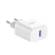 Dudao A20EU USB-A 18W Wall Charger - White
