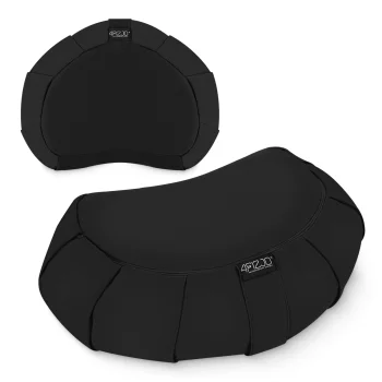 4FIZJO ZAFU Crescent Meditation Cushion, Black