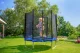 FUNFIT Garden Trampoline with Safety Net and Ladder, 183 cm