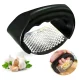 Stainless Steel Garlic Press Black/Silver