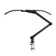 Glow L05 Curved Manicure Treatment Desk Lamp with Clamp, Black