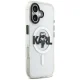 Karl Lagerfeld IML Karl Sketch Logo MagSafe Case for iPhone 17, Transparent