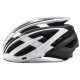 Wozinsky MTB Bike Helmet with USB Rear Light L - Black and White