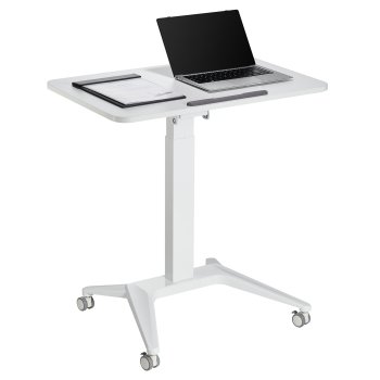 Maclean MC-453W Mobile Laptop Desk, 80x52cm, White