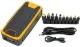 Power Bank 30000mAh, PD 65W, DC 12-19V, USB-C, 2x USB-A, QC3.0, Black / Orange