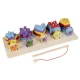 Kruzzel Wooden Shape Sorter and Fishing Game, Multicolor