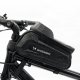 Wozinsky WBB28BK velosipēda rāmja soma ar tālruņa nodalījumu 1.7L, melna