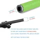 Rockbros BT1001GNBK Sponge Bicycle Handlebar Grips, Green/Black