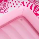 Inflatable Pool Lounger Floating Mattress with Pillow 175cm, Pink