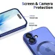 Tech-Protect MagFlex MagSafe Case for iPhone 17 - Clear Navy Blue