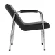 Gabbiano Hairdressing Washbasin Chair, Black