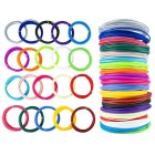 PCL Plastmasas Diegu Filamentu Pavedienu Komplekts 3D Pildspalvai 1,75mm, 100m | Set of 3D Pen Refills Cartridges Filaments