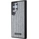 Samsung Galaxy S24 Ultra (SM-S928) Karl Lagerfeld Rhinestone Metal Logo Case Cover, Silver