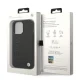 BMW iPhone 14 Pro Max Case Leather Stamp, Black