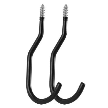 Maclean MC-485 Ceiling Hooks Set (2 pcs), Black