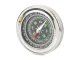 Metal Pocket Compass and Bussole for Hiking and Navigation (Ø 8 cm)
