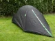 Waterproof 2-Person Camping Tent with Mosquito Net, Black/Green