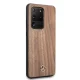 Mercedes Samsung Galaxy S20 Ultra Case Wood Line Walnut, Light Brown