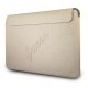 Guess Saffiano Script Laptop Sleeve 13\", Gold