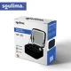 Soulima Beauty Case with LED Mirror, Black