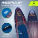 4Fizjo TSUNAMI 350 cm Inflatable SUP Board T05, Multicolor